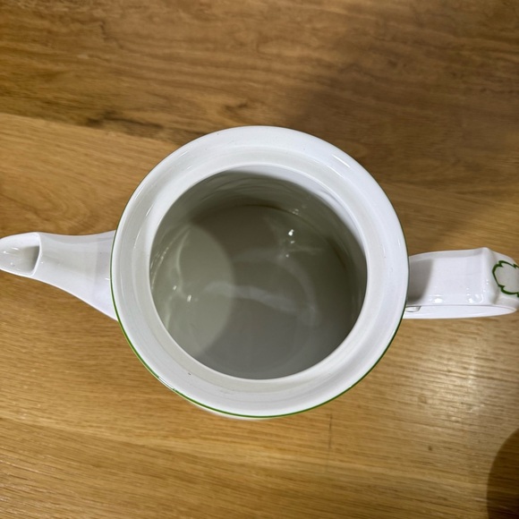 Vintage Villeroy & Boch white, pink, blue & green poppies ceramic Tea Pot - Picture 4 of 8